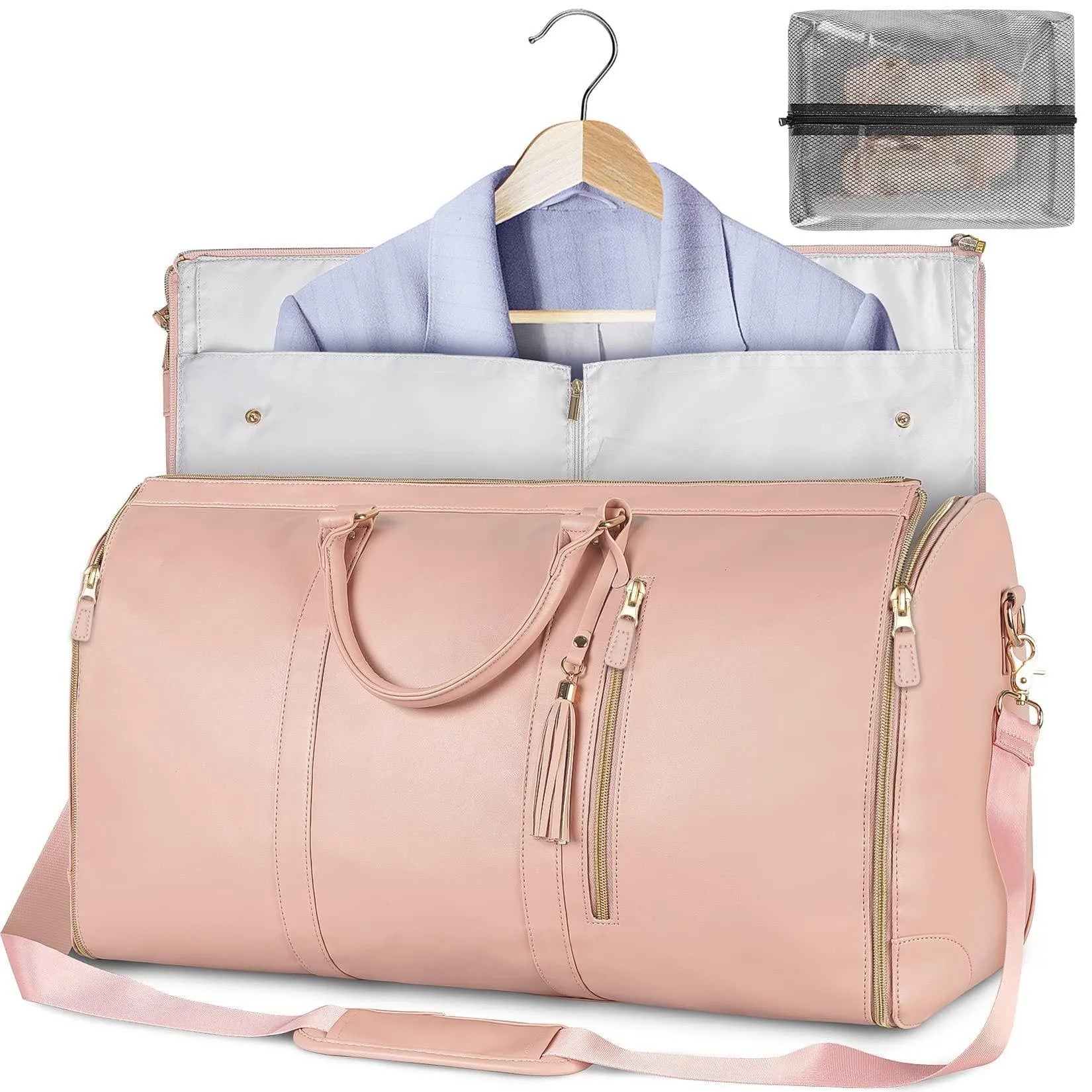 Large Capacity Travel Duffle Bag Women's Handbag Folding Suit Bag Waterproof Clothes Totes - Bellarte Enchanté Large Capacity Travel Duffle Bag Women's Handbag Folding Suit Bag Waterproof Clothes Totes